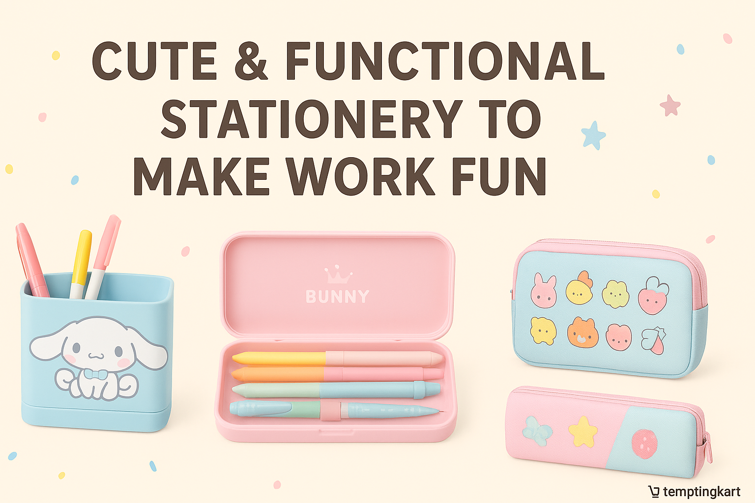 Cute & Functional Stationery to Make Work Fun
