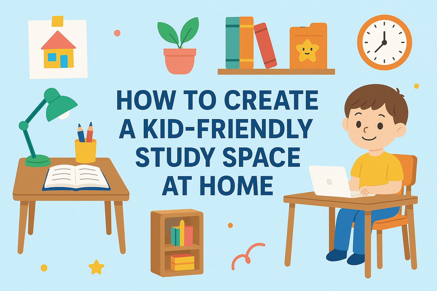 How to Create a Kid-Friendly Study Space at Home