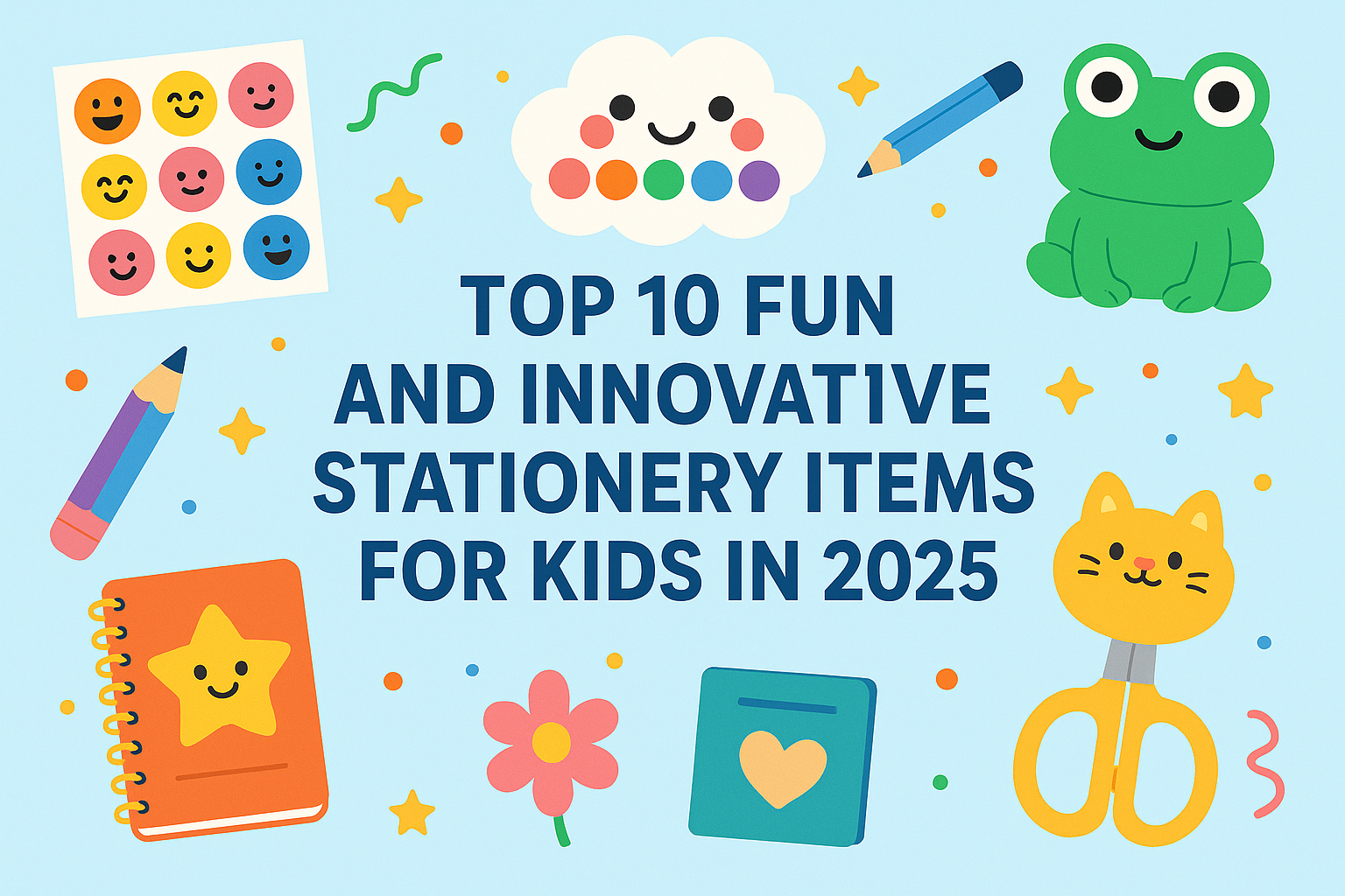 Top 10 Fun and Innovative Stationery Items for Kids in 2025