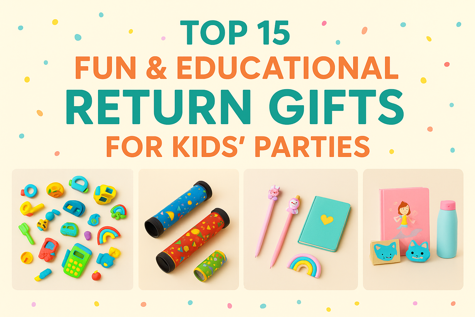 Top 15 Fun & Educational Return Gifts for Kids’ Parties