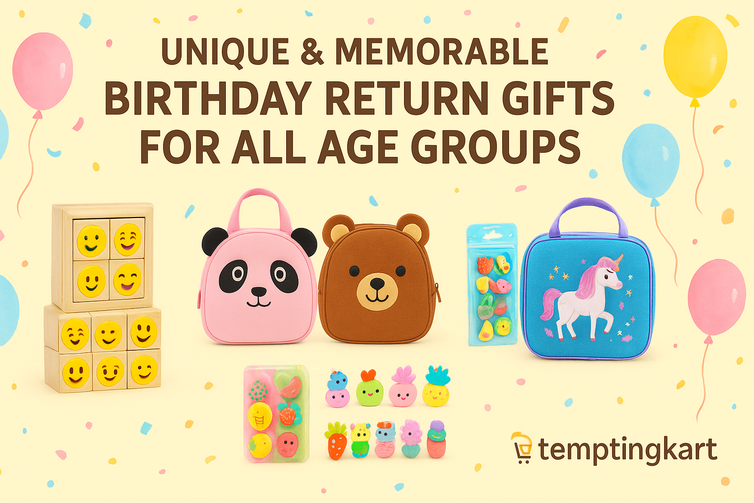 Unique & Memorable Birthday Return Gifts for All Age Groups