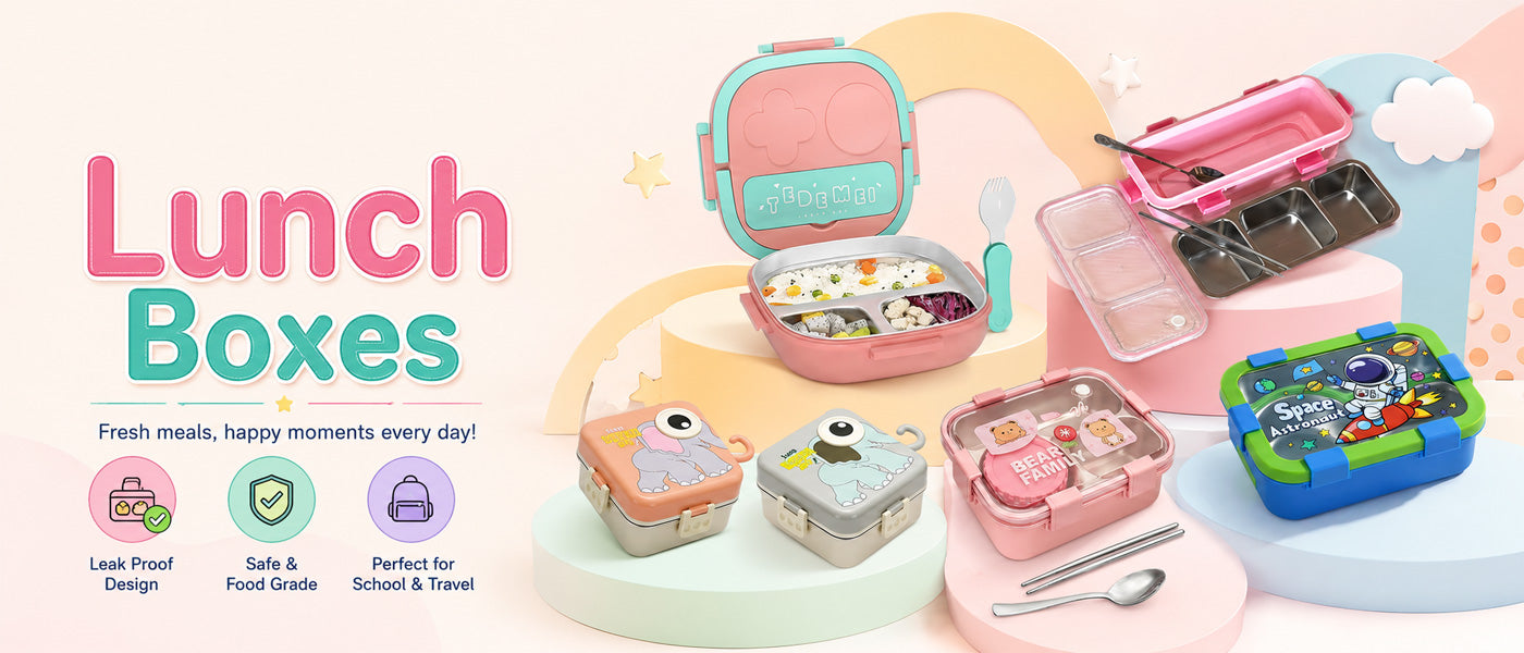 Find the perfect lunch box for school, office, college, and travel at Tempting Kart.