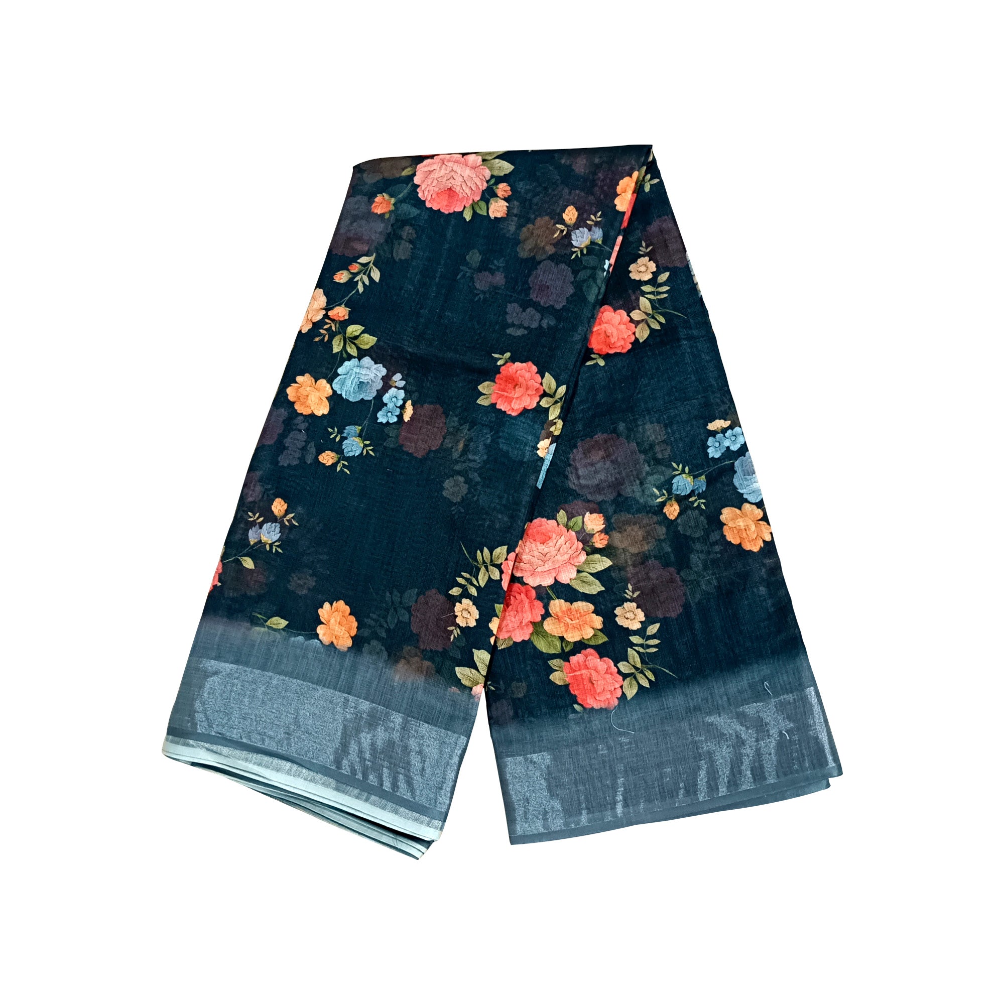 Stylish Linen Sarees | Linen Cotton Sarees