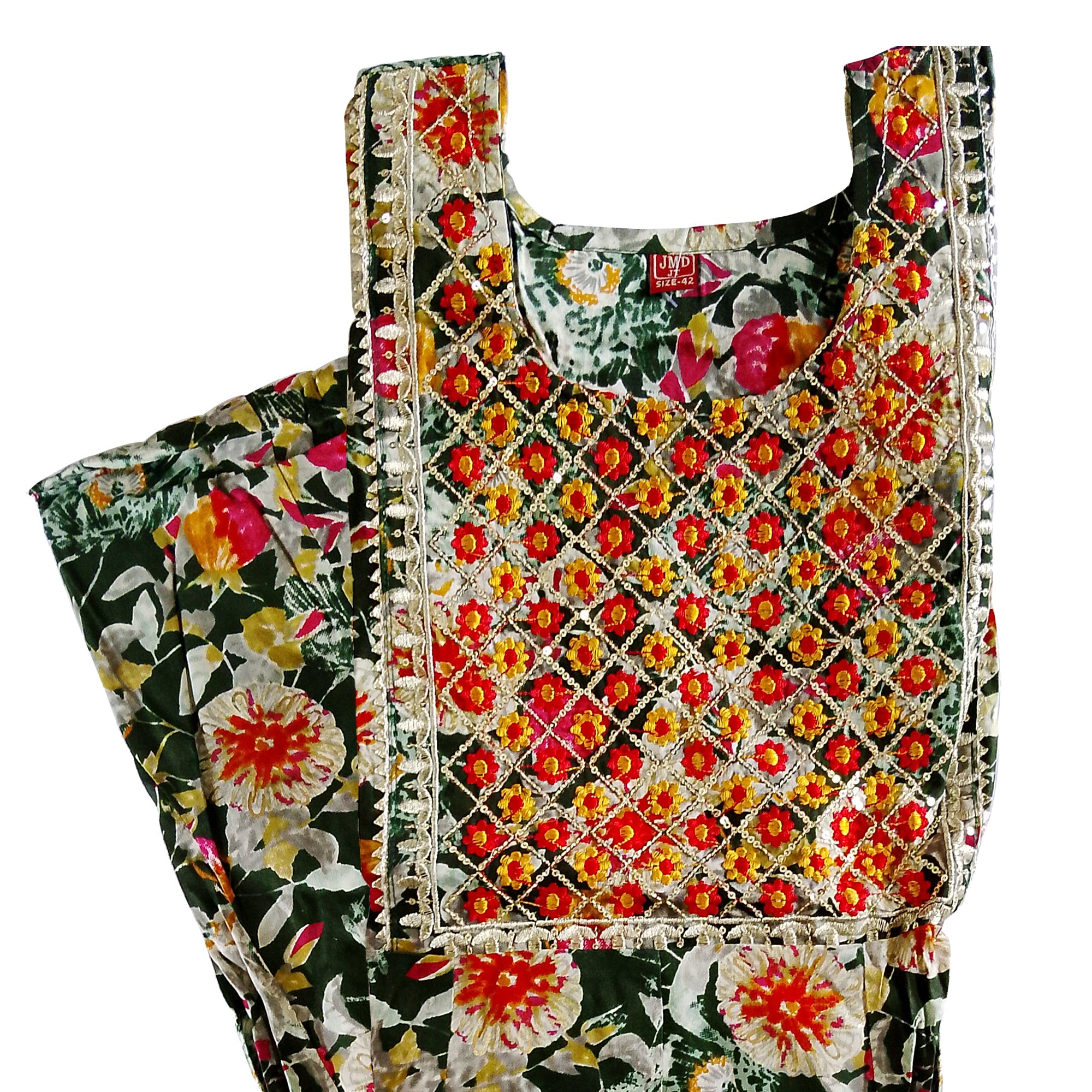 Embroidered Long Kurta Gown for Women | Long Kurta for Women