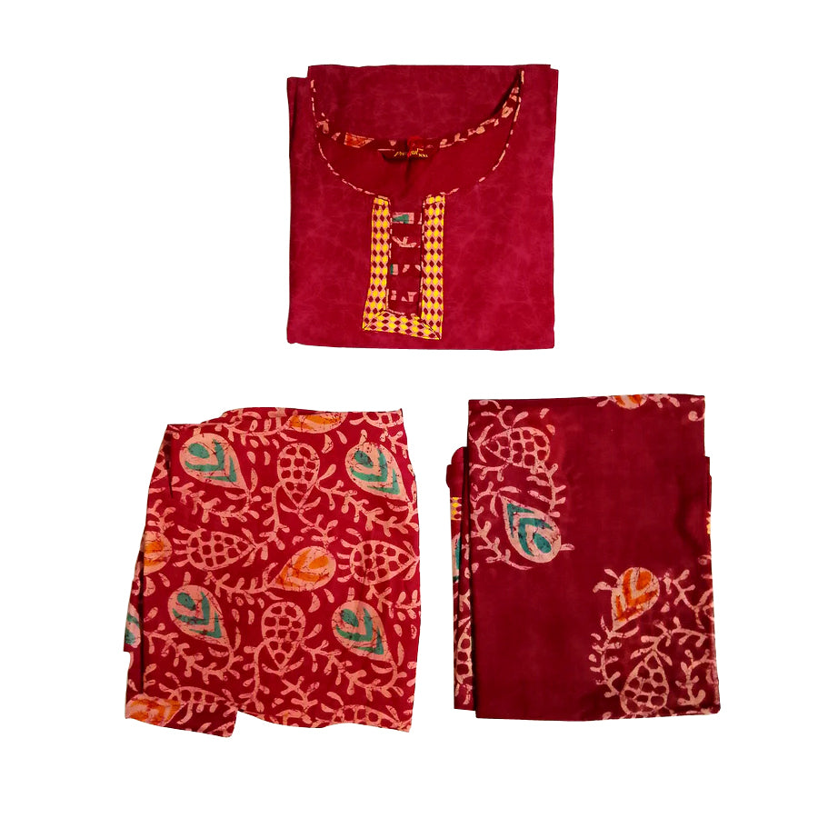 Readymade Cotton Patiala Dress | Patiala Cotton Dress for Women