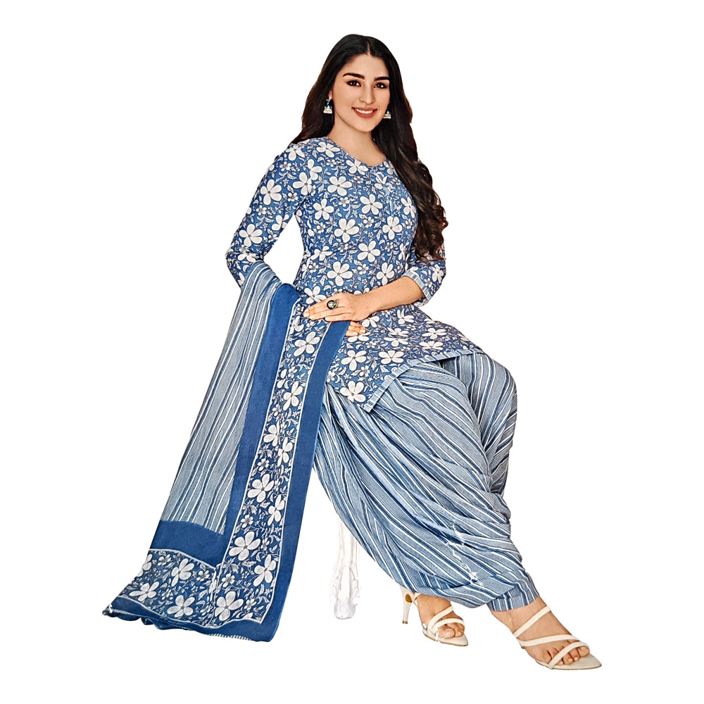 Readymade Cotton Patiala Dress | Patiala Cotton Dress for Women