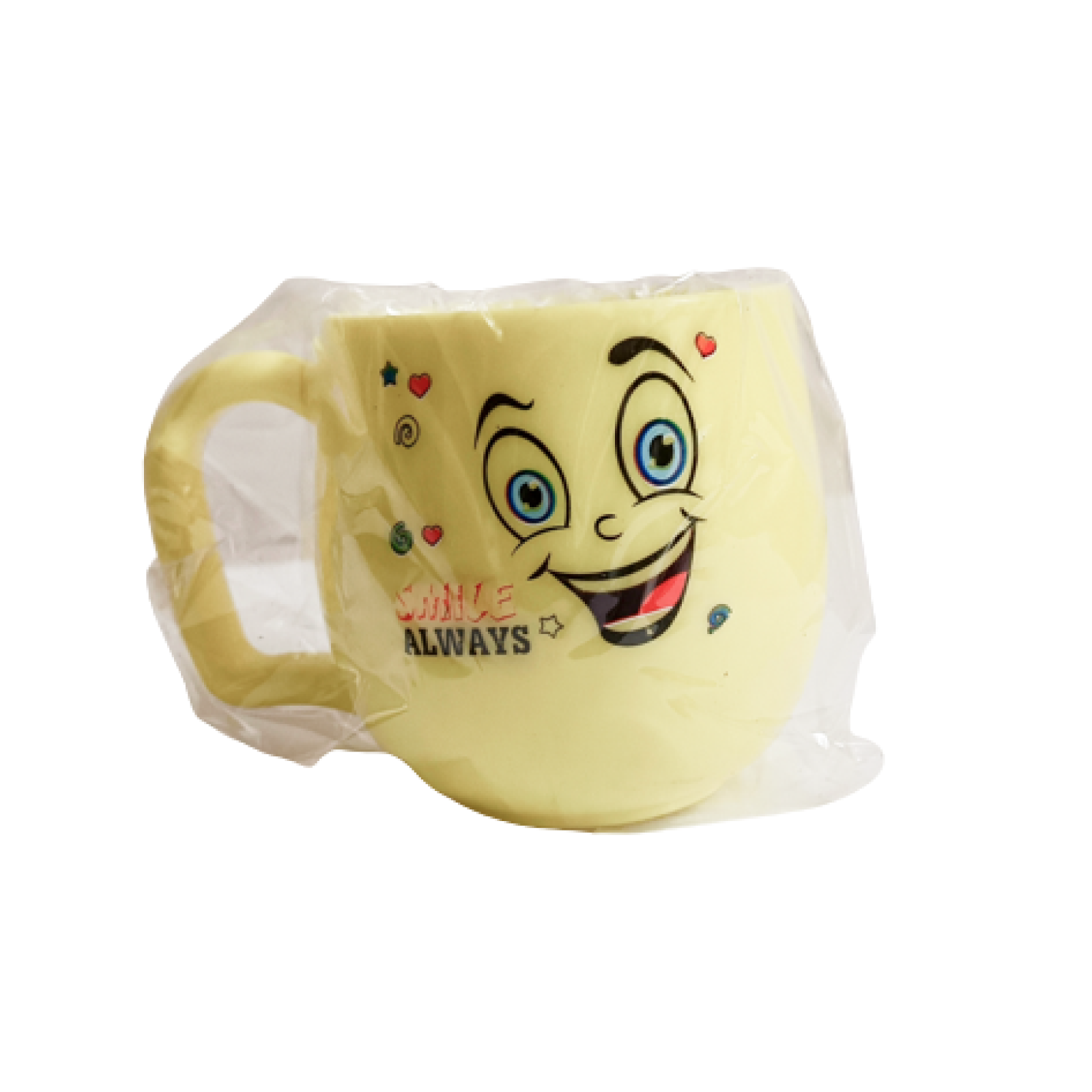 Unbreakable Happy Smiley Cup with Handle | Smiley Cups