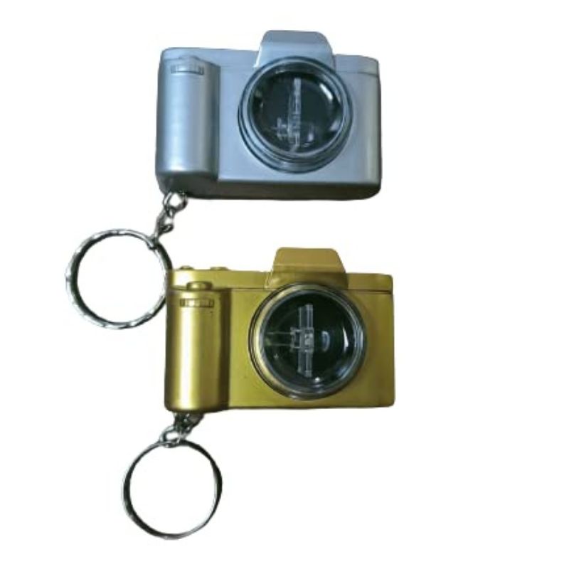 Camera Keychain with DJ Light Feature | Multicolor Toy Key Ring for Kids, Bikes & Gifting