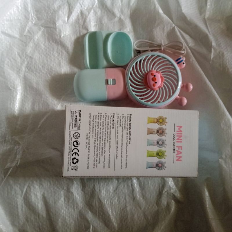 Mini Handheld Fan | Rechargeable & Portable Desk Fan