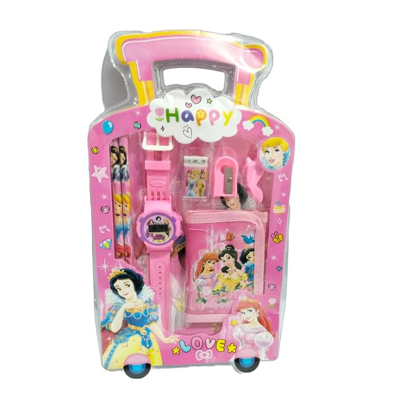 7 Piece Pencil Stationery Set for Kids