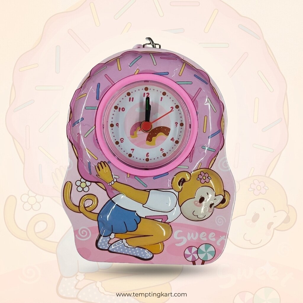 Alarm Clock | Monkey Piggy Bank with Table Alarm Clock