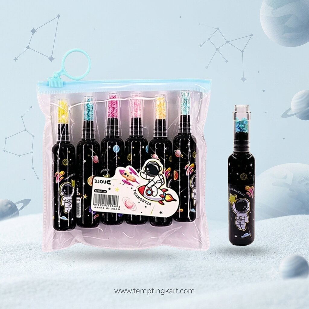 Arctave Bottle Shape Highlighters | Set of 6 | Planet Theme