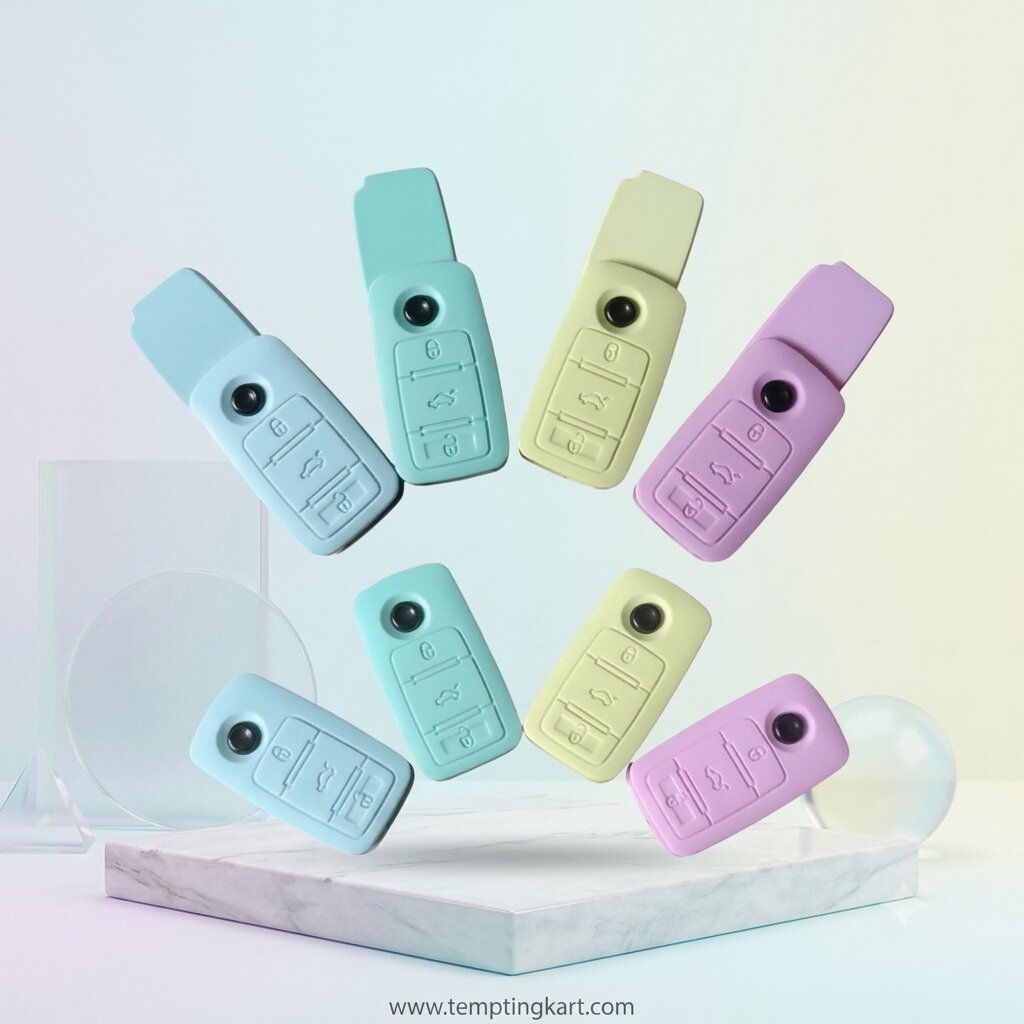 Car Key Shape Eraser for Kids – Cute Stationery Eraser | Birthday & Return Gift