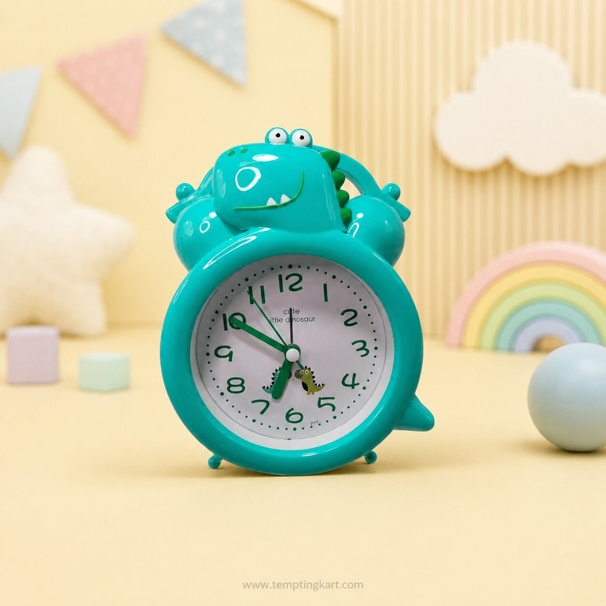 Cartoon Character Twin Bell Alarm Clock for Kids & Students