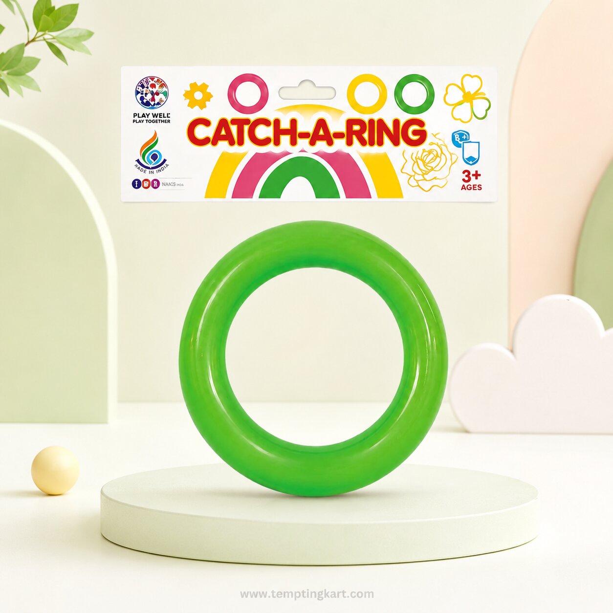 Catch-A-Ring | Ring Toss Outdoor Game for Kids | Fun Sports & Party Activity Toy