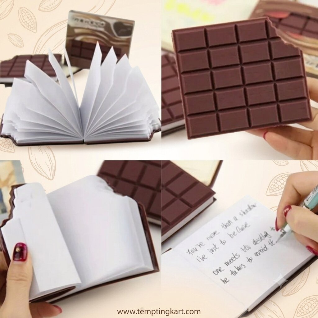 Chocolate Scratchpad Biting Notebook β Fun & Creative Writing Pad