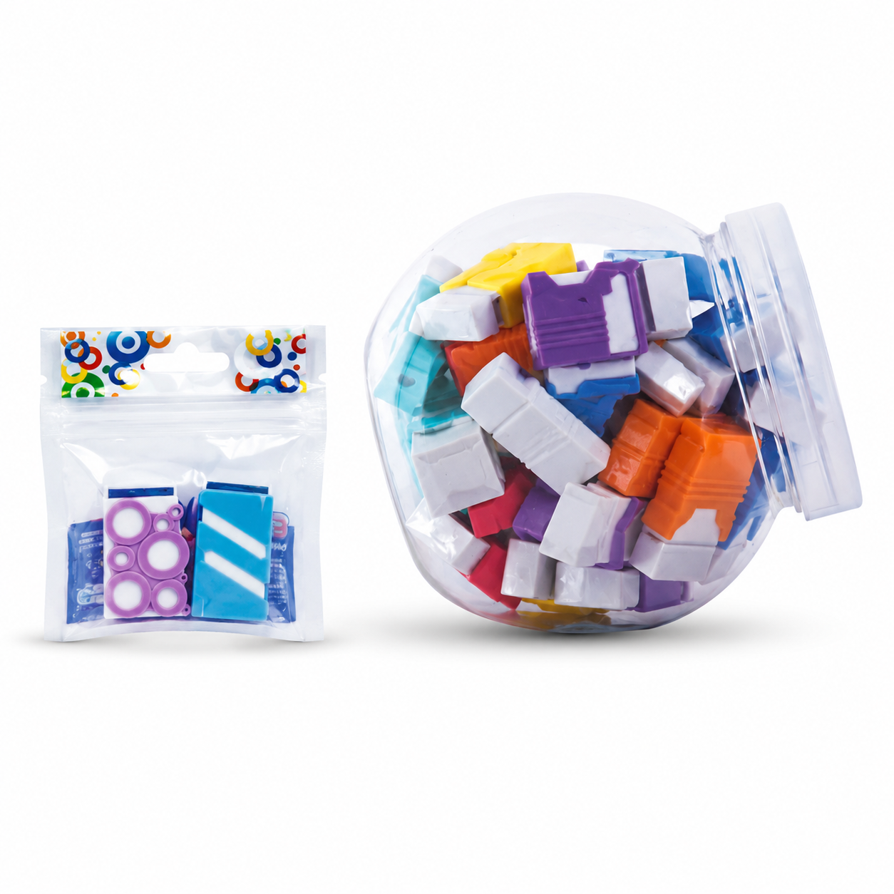 DOMS ERASMA Dust-Free Designer Erasers – Soft, Stylish & Clean Erasing for School, Office & Art Use(2 Erasers)