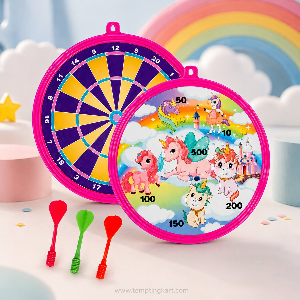 Crazy Magnetic Dart Game for Kids | Safe Indoor Target Board Game with Magnetic Darts