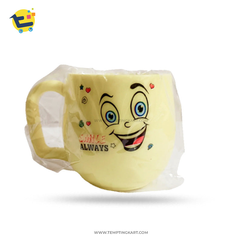 Unbreakable Happy Smiley Cup with Handle | Smiley Cups