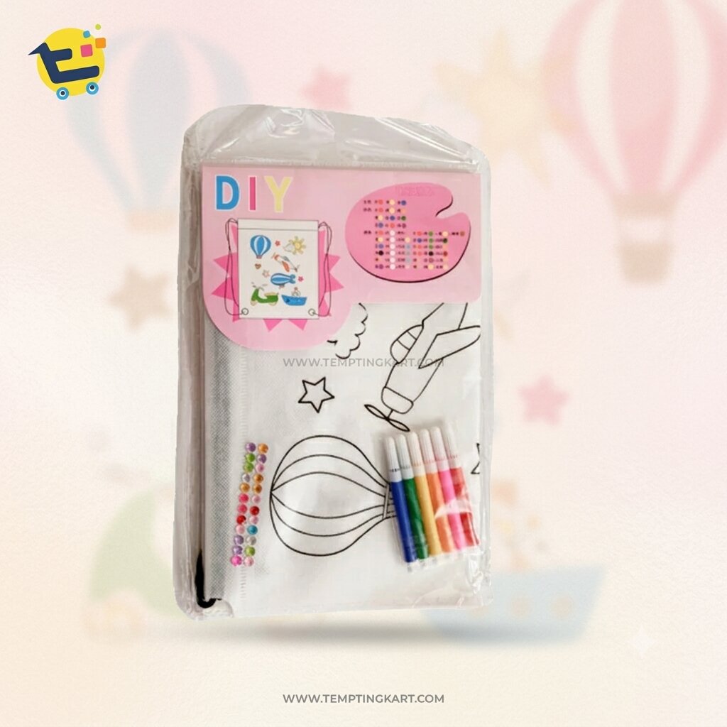 DIY colouring Dori Bag for Kids | Colouring Bag