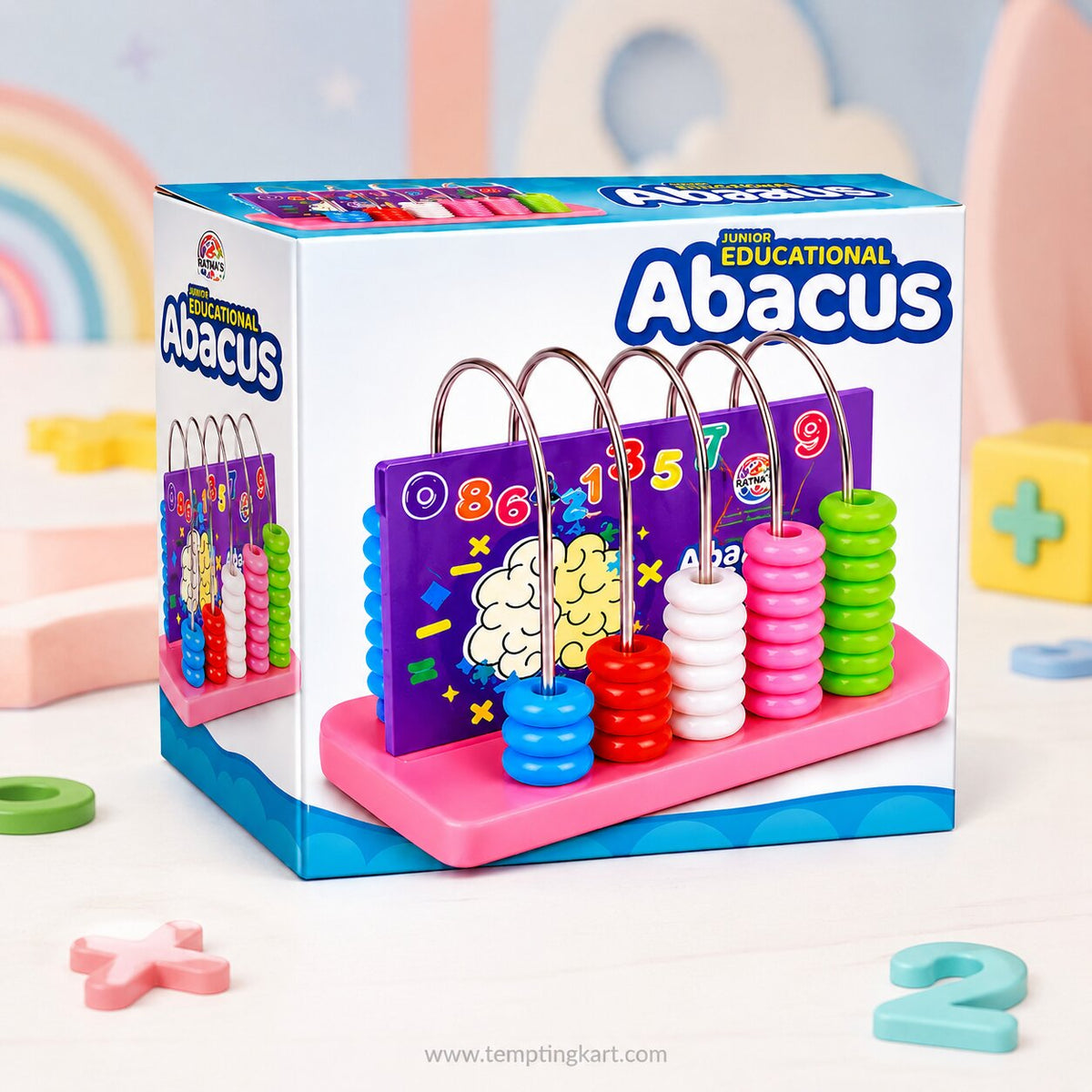 Educational Junior Abacus Learning Toy for Kids | Colorful Counting & Math Skills Development | Age 3+
