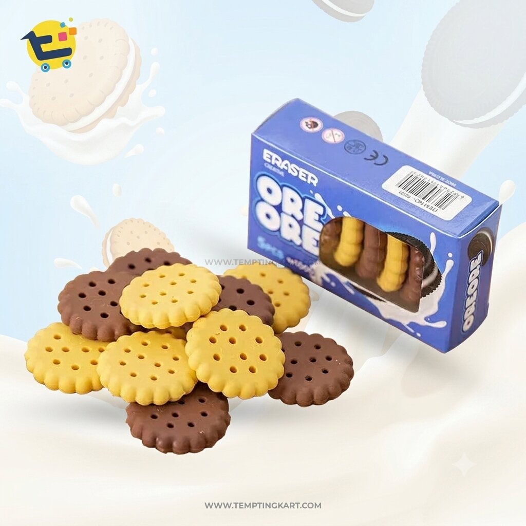 Erasers | Cookies Shape Erasers for Kids