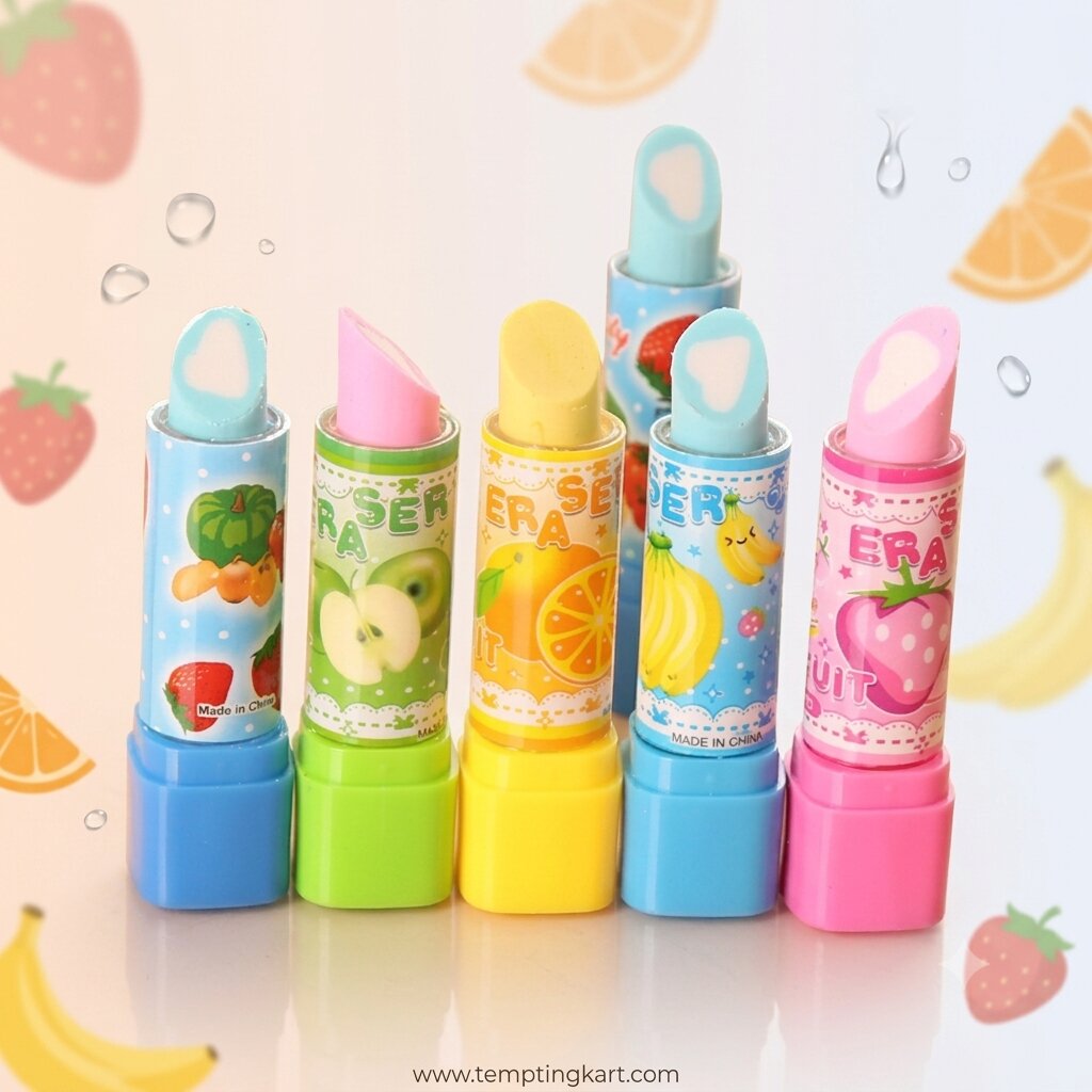 Erasers | Lipstick Erasers for Girls
