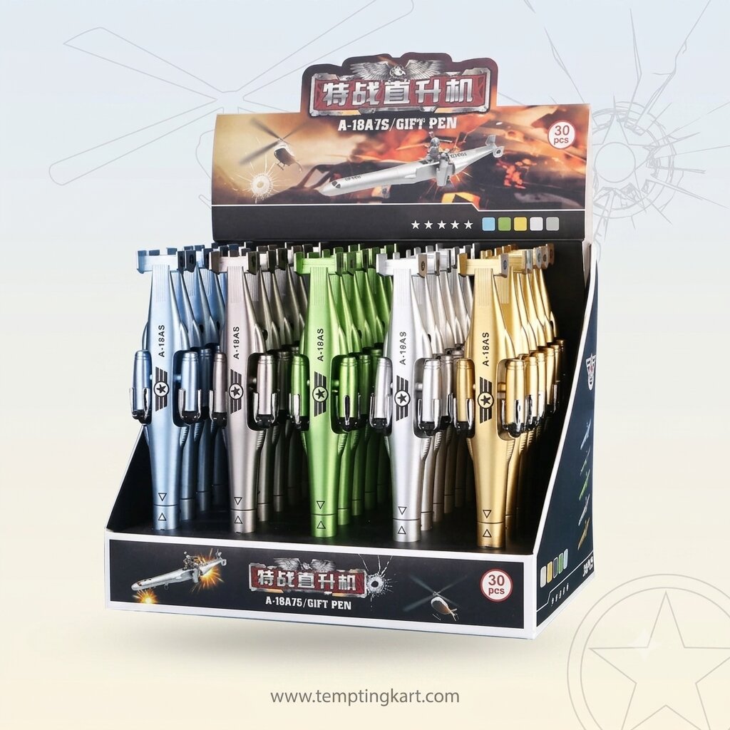 Gel Pens | Toy Pens | Helicopter Gel Pens for Kids (Pack of 1)