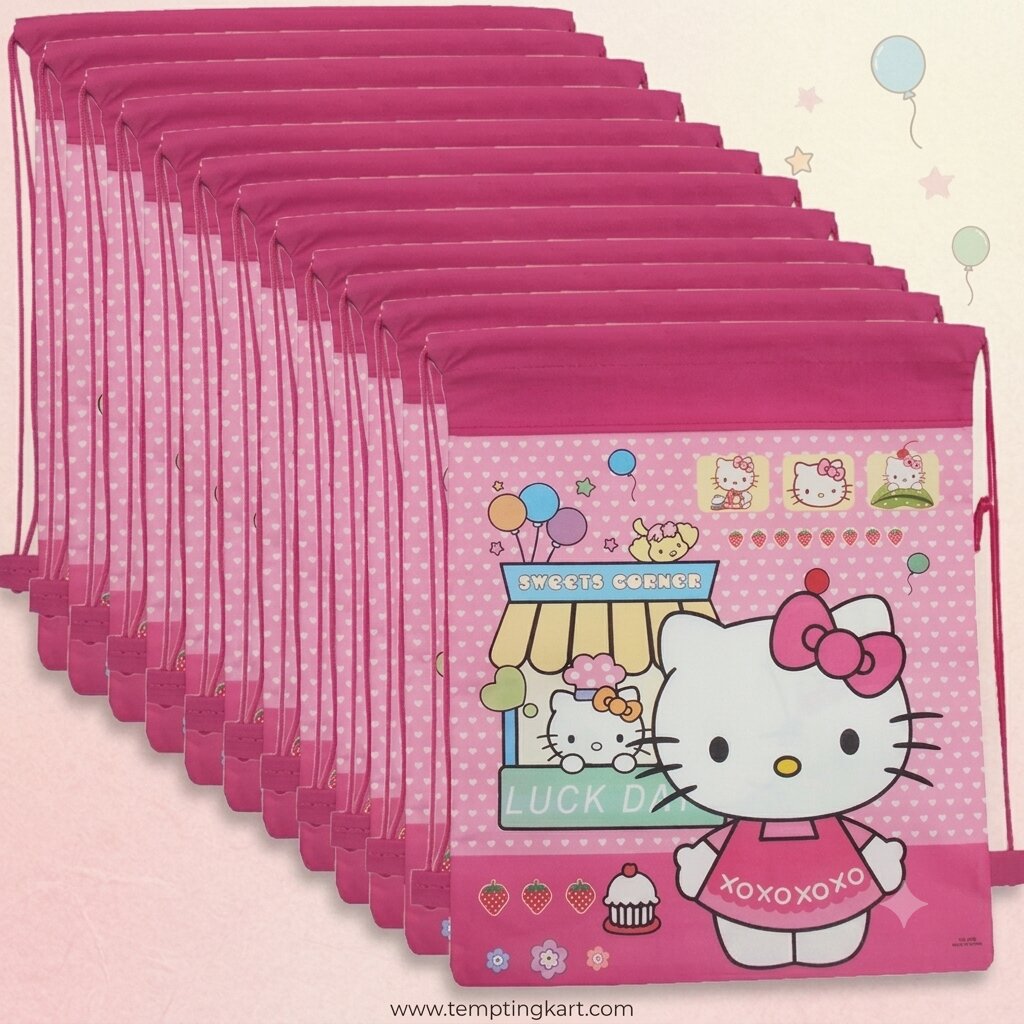 Hello Kitty Cassy Dori Bags for Girls ( Pack of 1)
