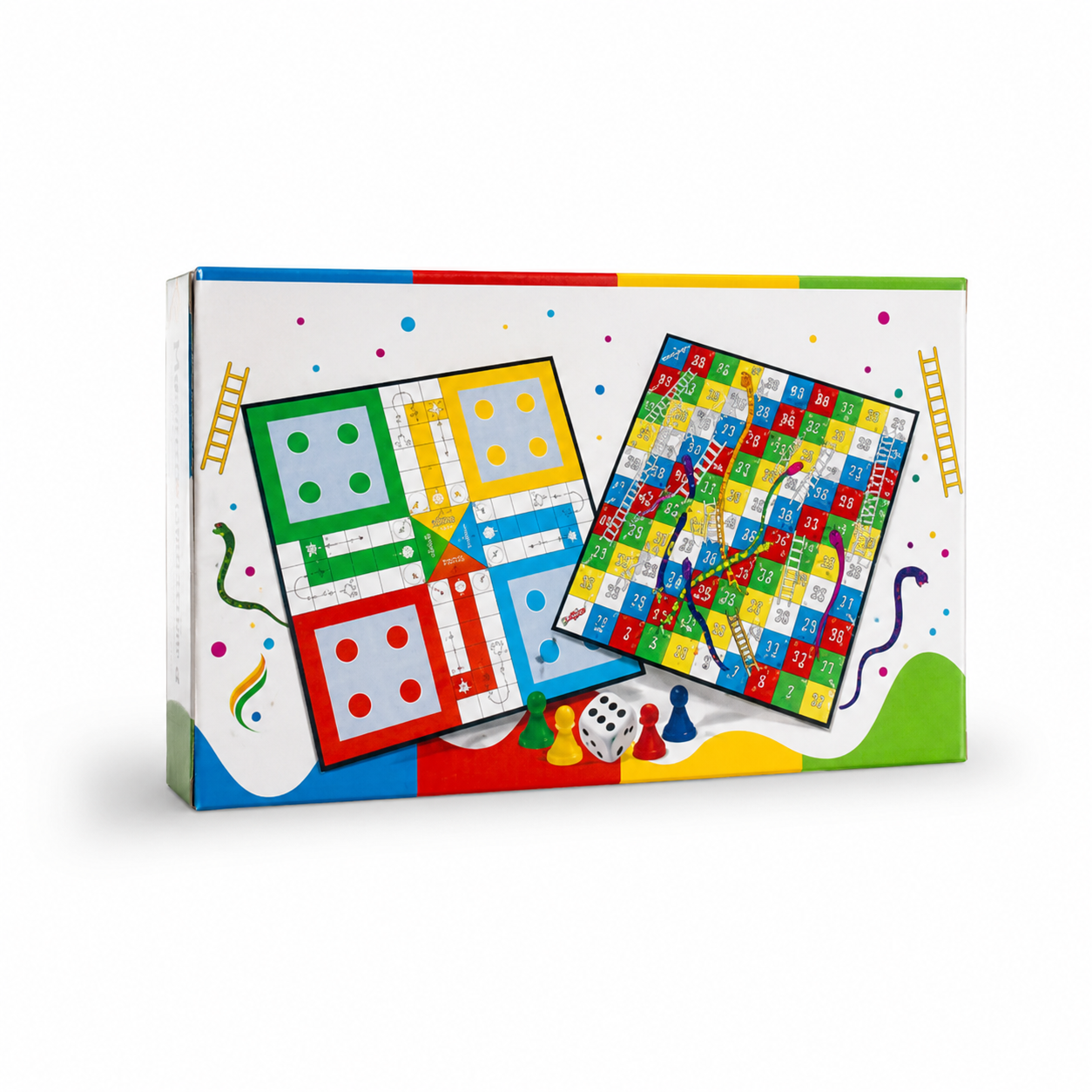 Magnetic Ludo with Snakes & Ladders Board Game for Kids & Family | Travel-Friendly Educational Game Set