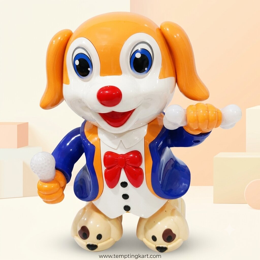 Musical Dancing Dog Toy for Kids with Lights & Sound (3+ Years)
