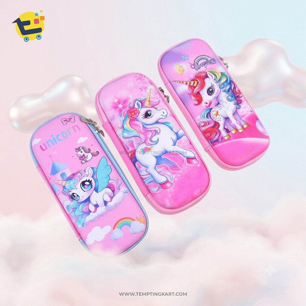 Pencil Case | 3D Unicorn Pencil Case for Girls