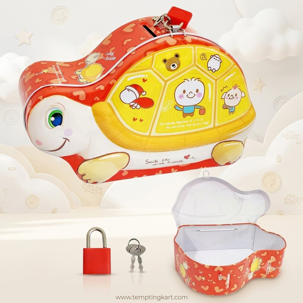 Piggy Bank | Turtle Piggy Bank for Kids