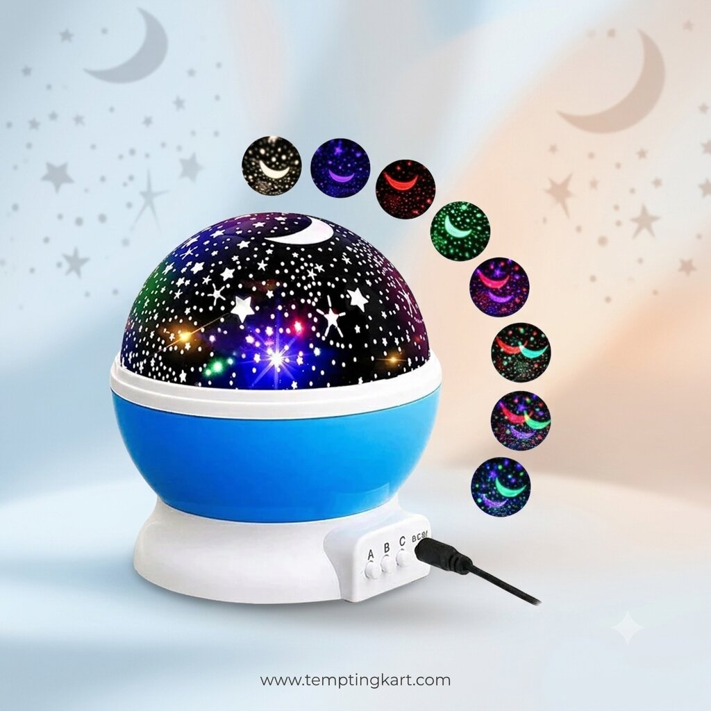Rotating Projection Lamp | Star Master Colorful Galaxy Projection Night Light Lamp