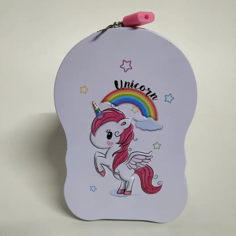Piggy Bank | Unicorn Piggy Bank with Lock & Key for Kids
