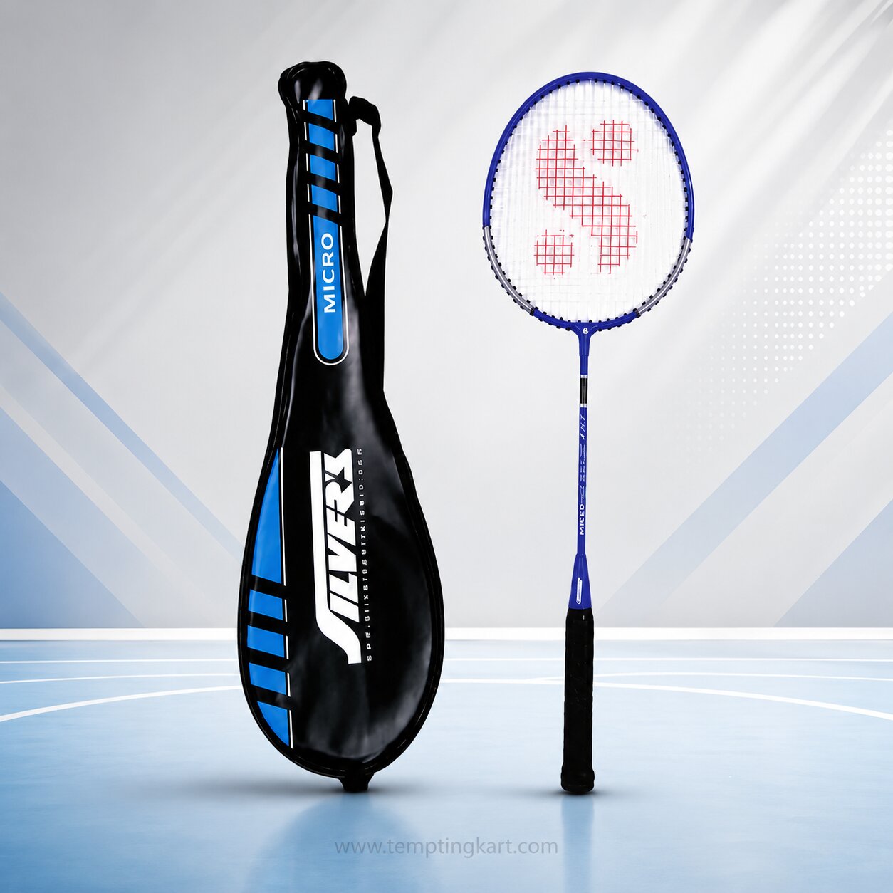 Silver's Micro Badminton Racket with Full Cover
