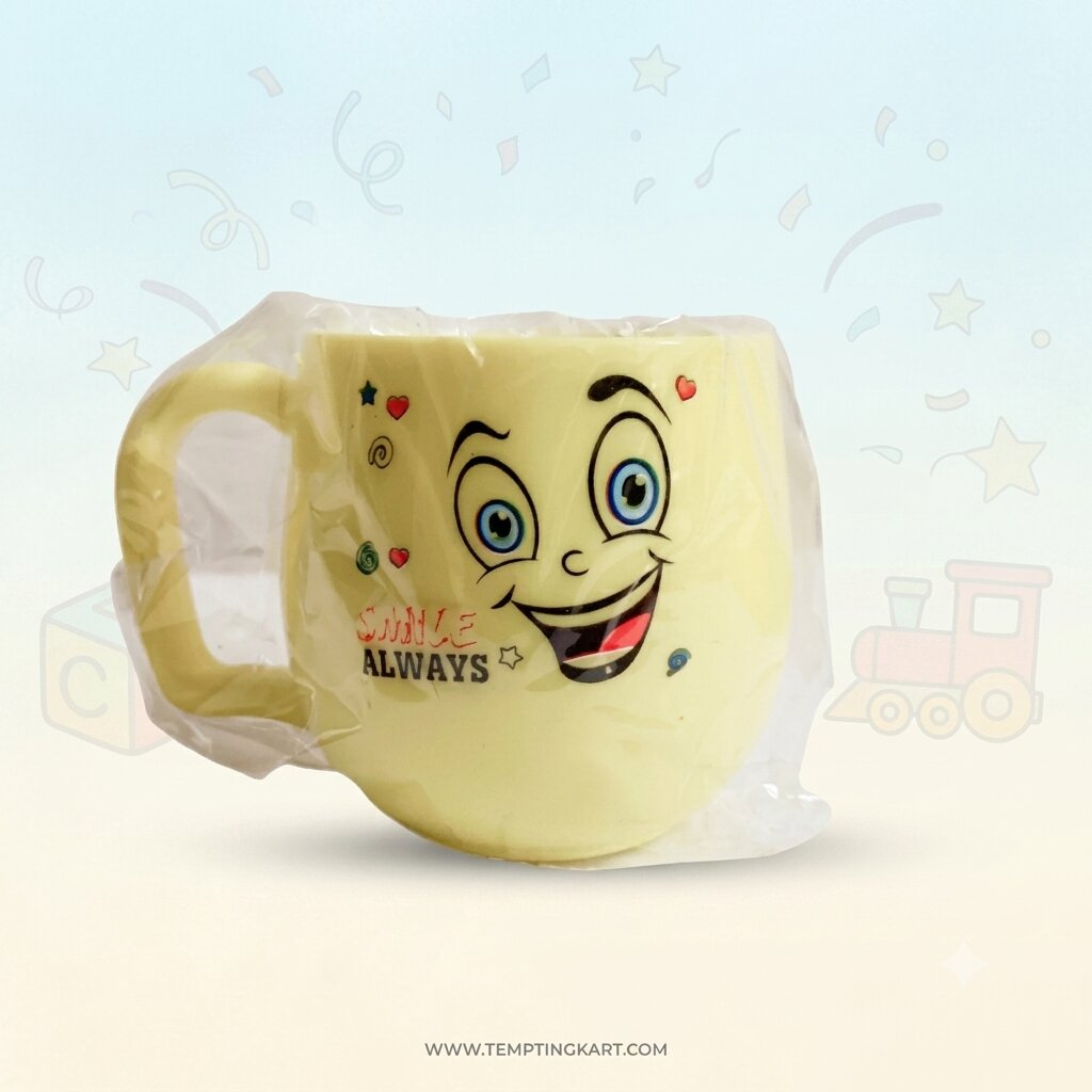 Unbreakable Happy Smiley Cup with Handle | Smiley Cups