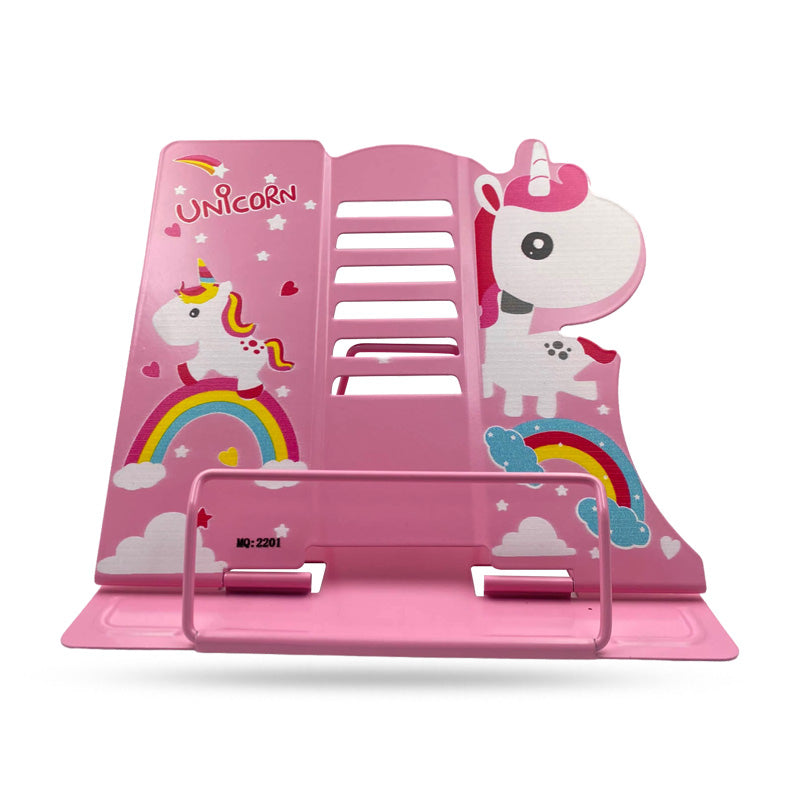 Book Stand | Unicorn Adjustable Metal Book Stand for Kids