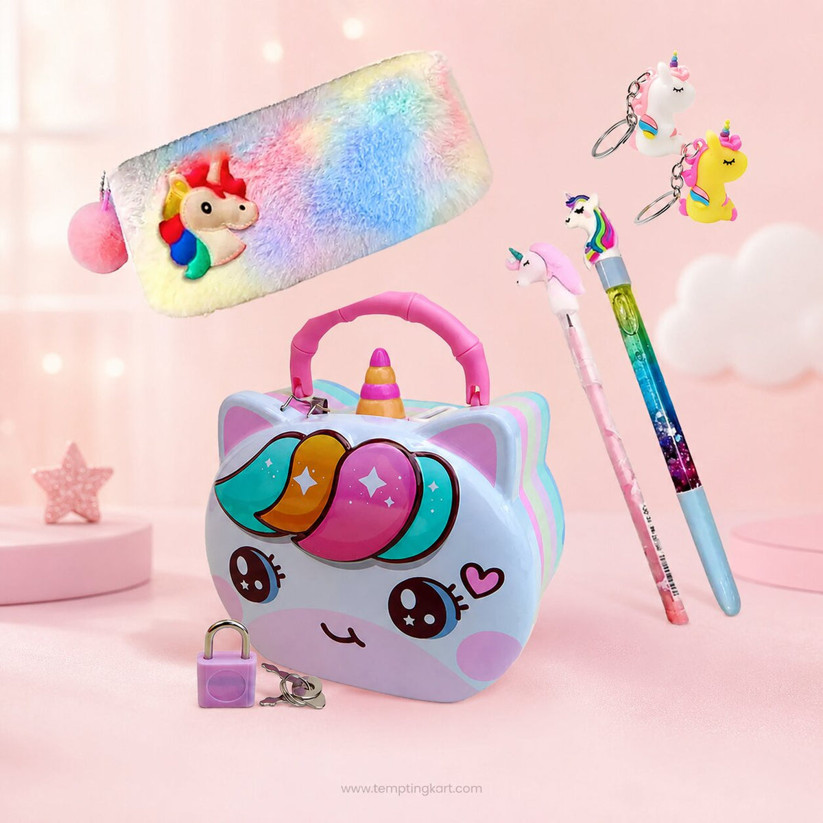 Unicorn Combo Pack for Girls (Pack of 6)