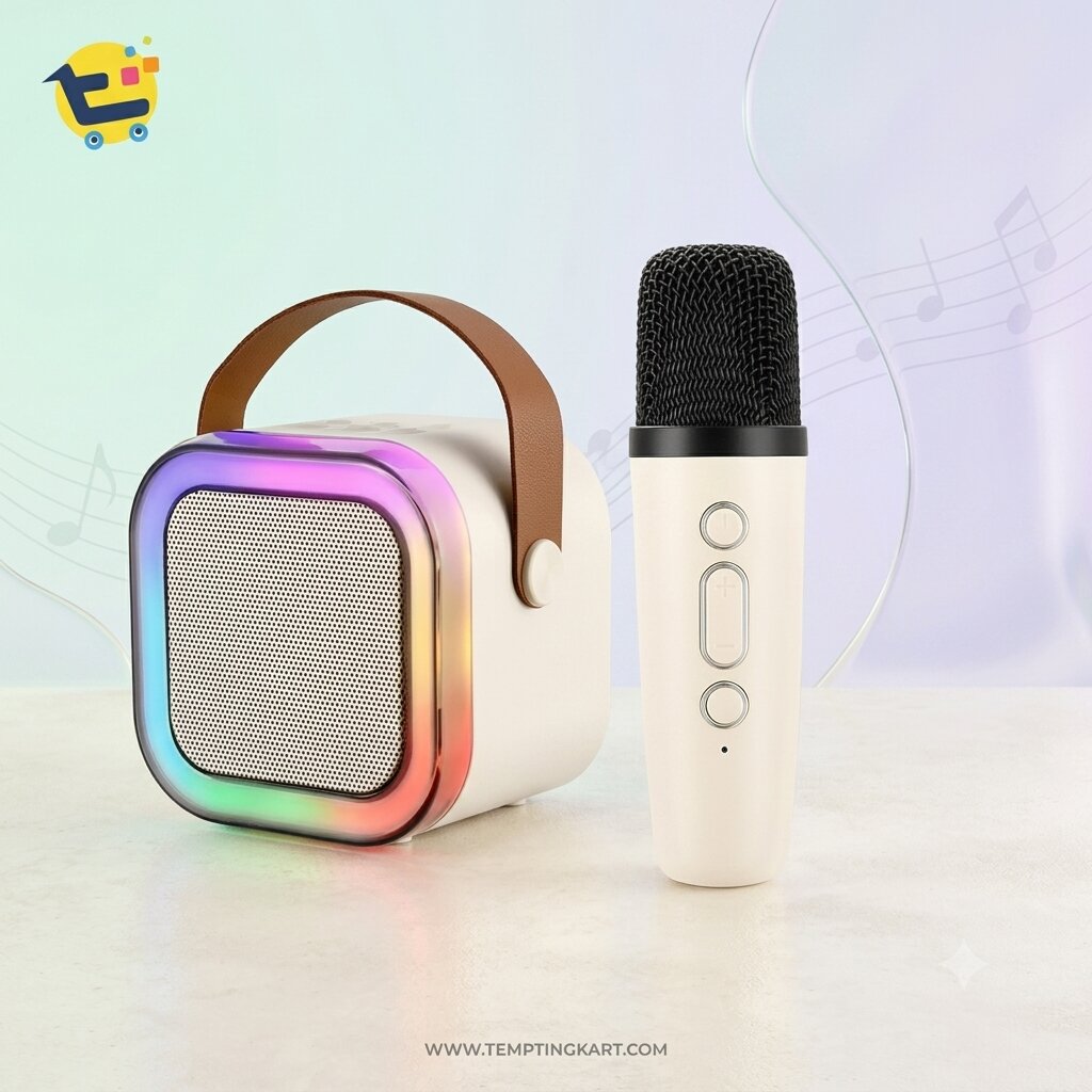Wireless Karaoke Speaker with Microphone | Bluetooth Mic System