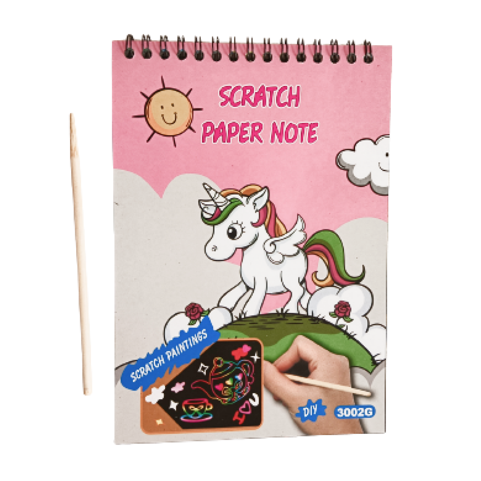 A5 Scratch Note Book for Creative Kids