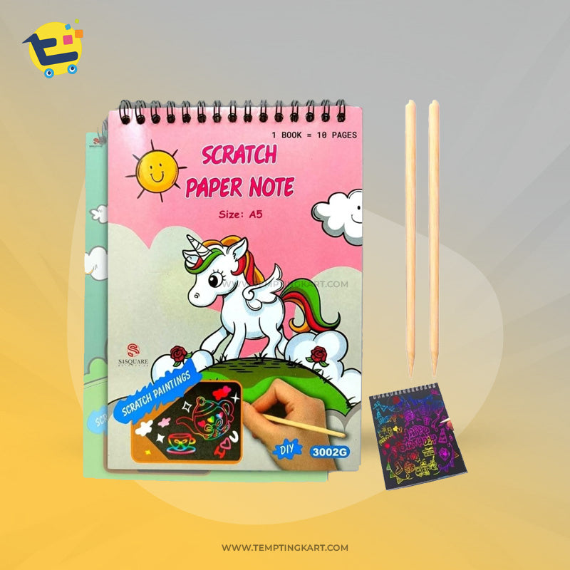 A5 Scratch Note Book