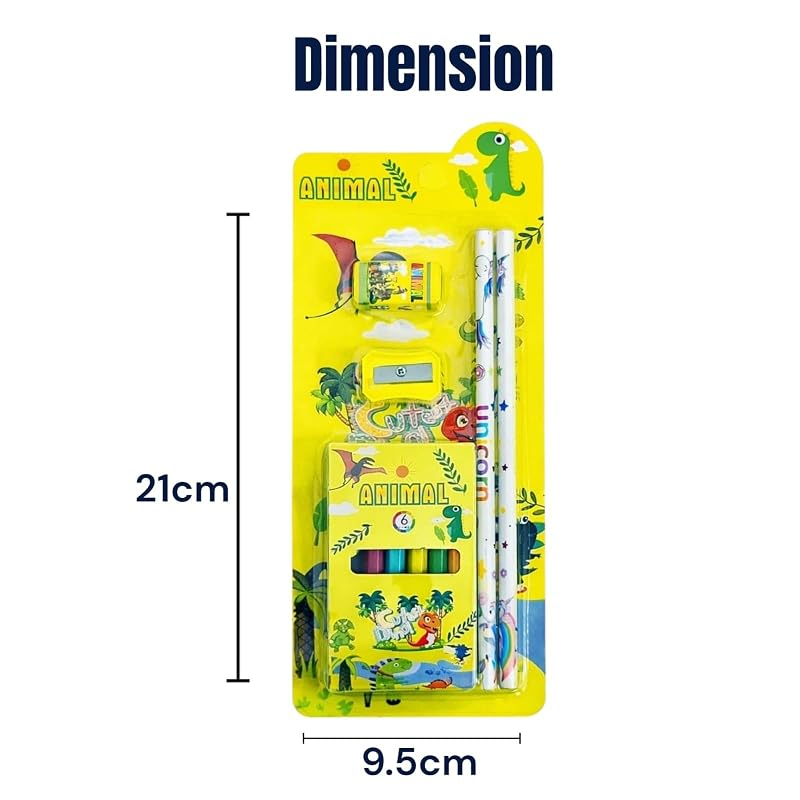 Kids Stationery Kit ā Colorful School Supplies Set