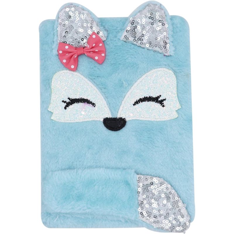 Lovely Animals Plush Notebook – A5, 160 Pages