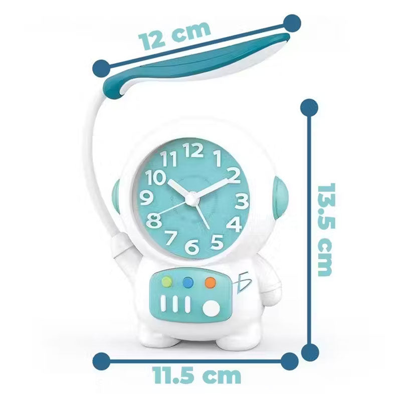 Astronaut Alarm Clock with Table Lamp – Home Decor & Kids Study Light