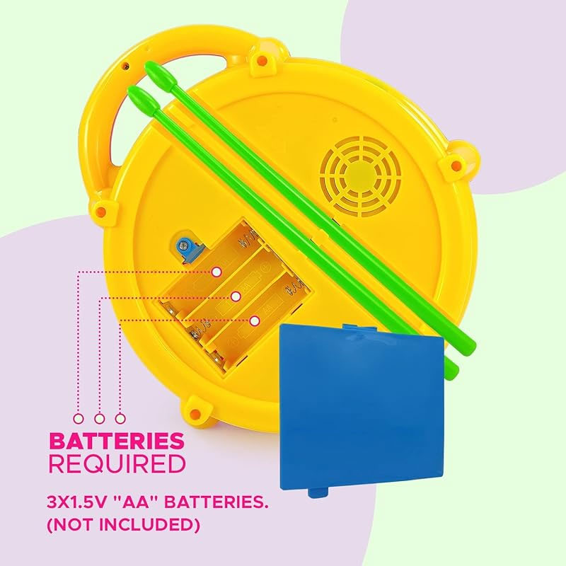 Baby Learning Toy Flash Drum