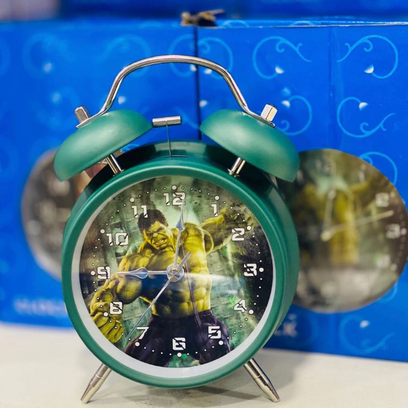 MULTI Twin Bell Analog Alarm Clock – Loud Twin Bell Retro Clock for Heavy Sleepers