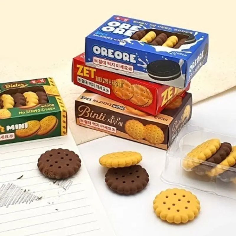 Erasers | Cookies Shape Erasers for Kids