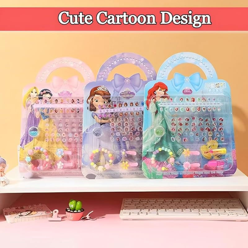 Cartoon Design Nail Art Kit For Kids