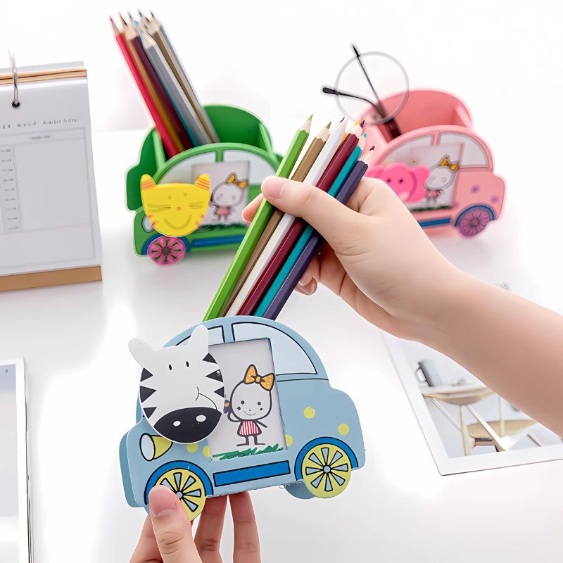 Cartoon Pen Holder Frame